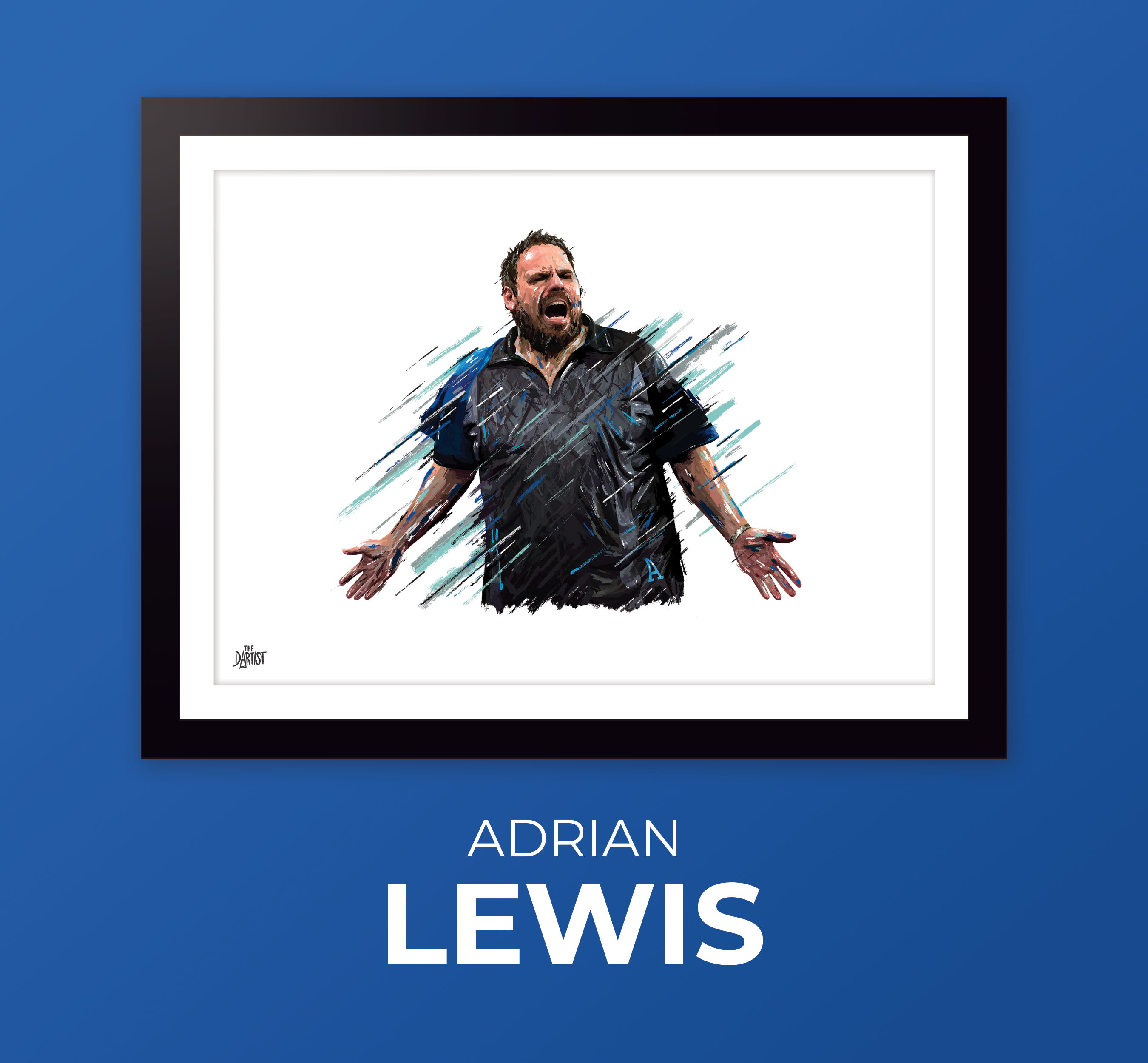 Adrian Lewis Artwork - The Dartist