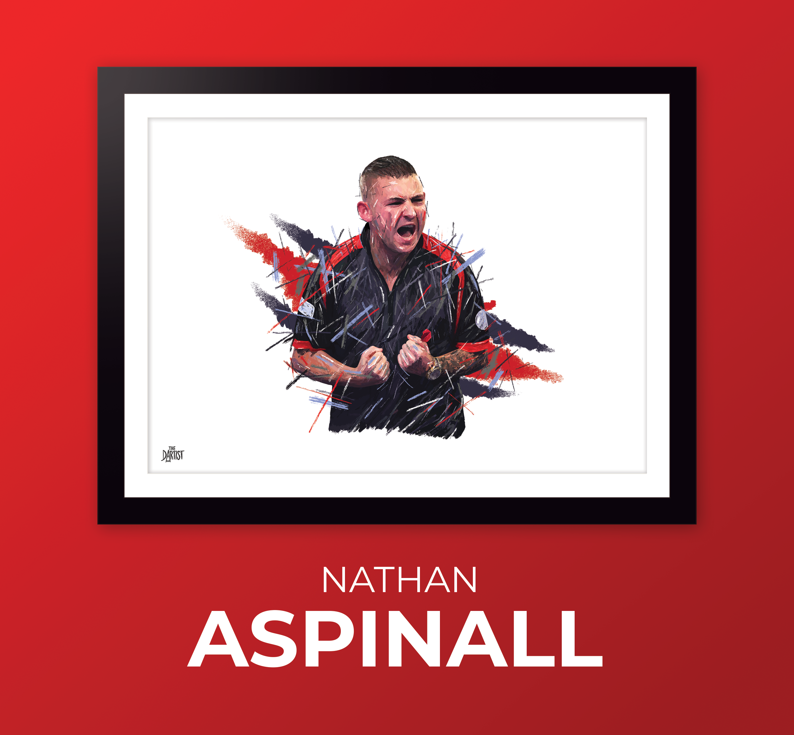 Nathan Aspinall Artwork - The Dartist