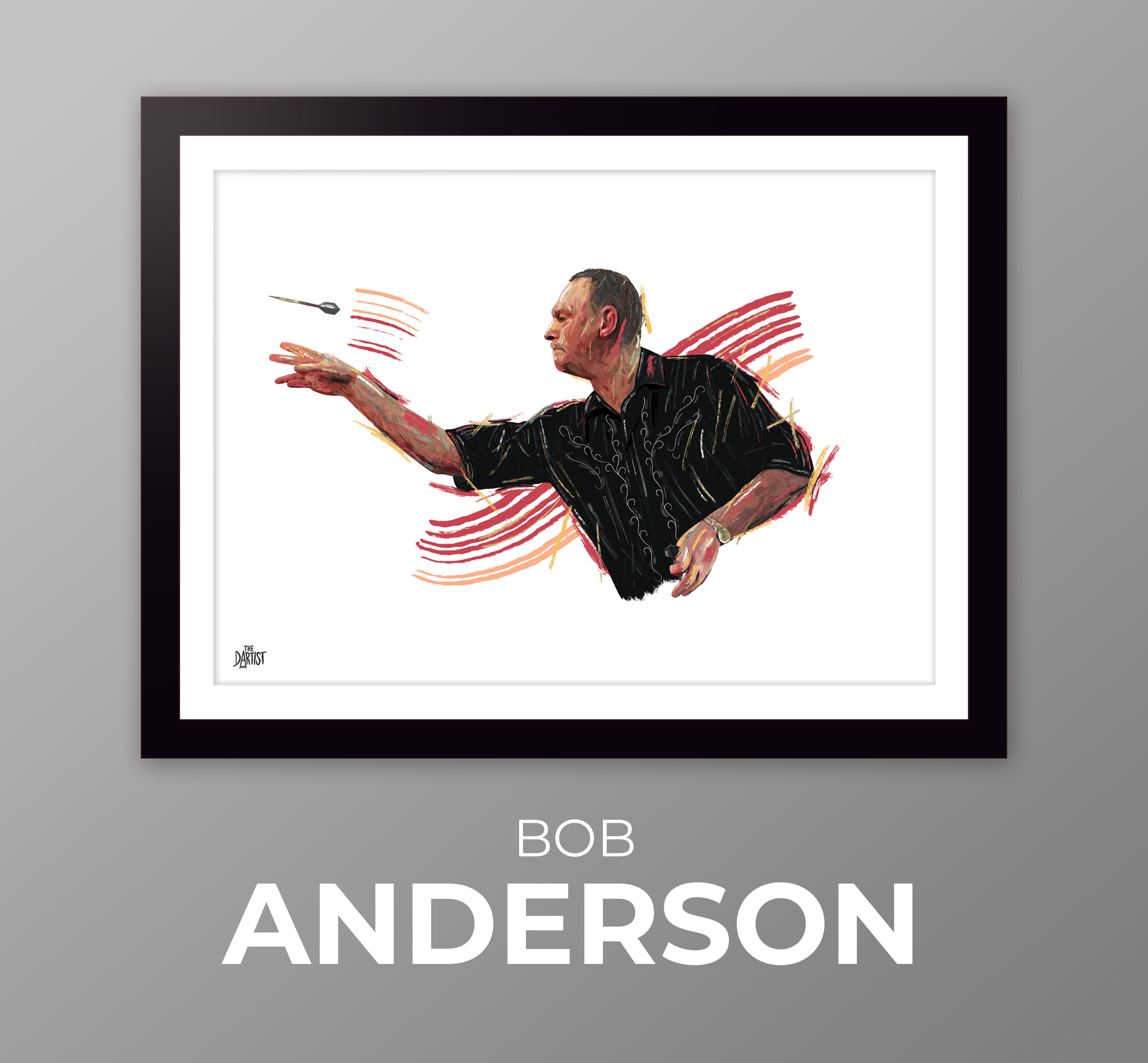 Bob Anderson Artwork - The Dartist