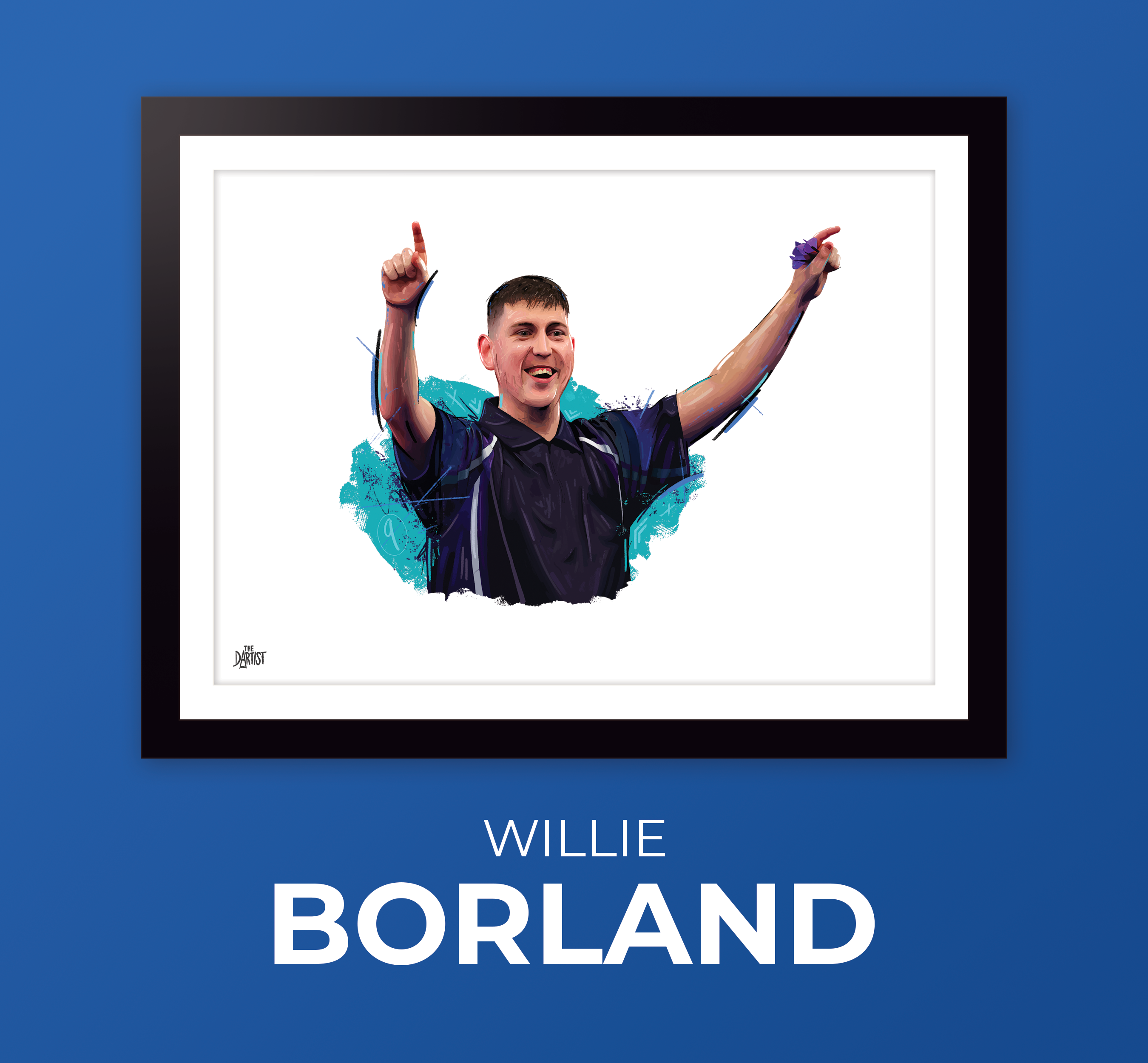 Willie Borland Artwork - The Dartist