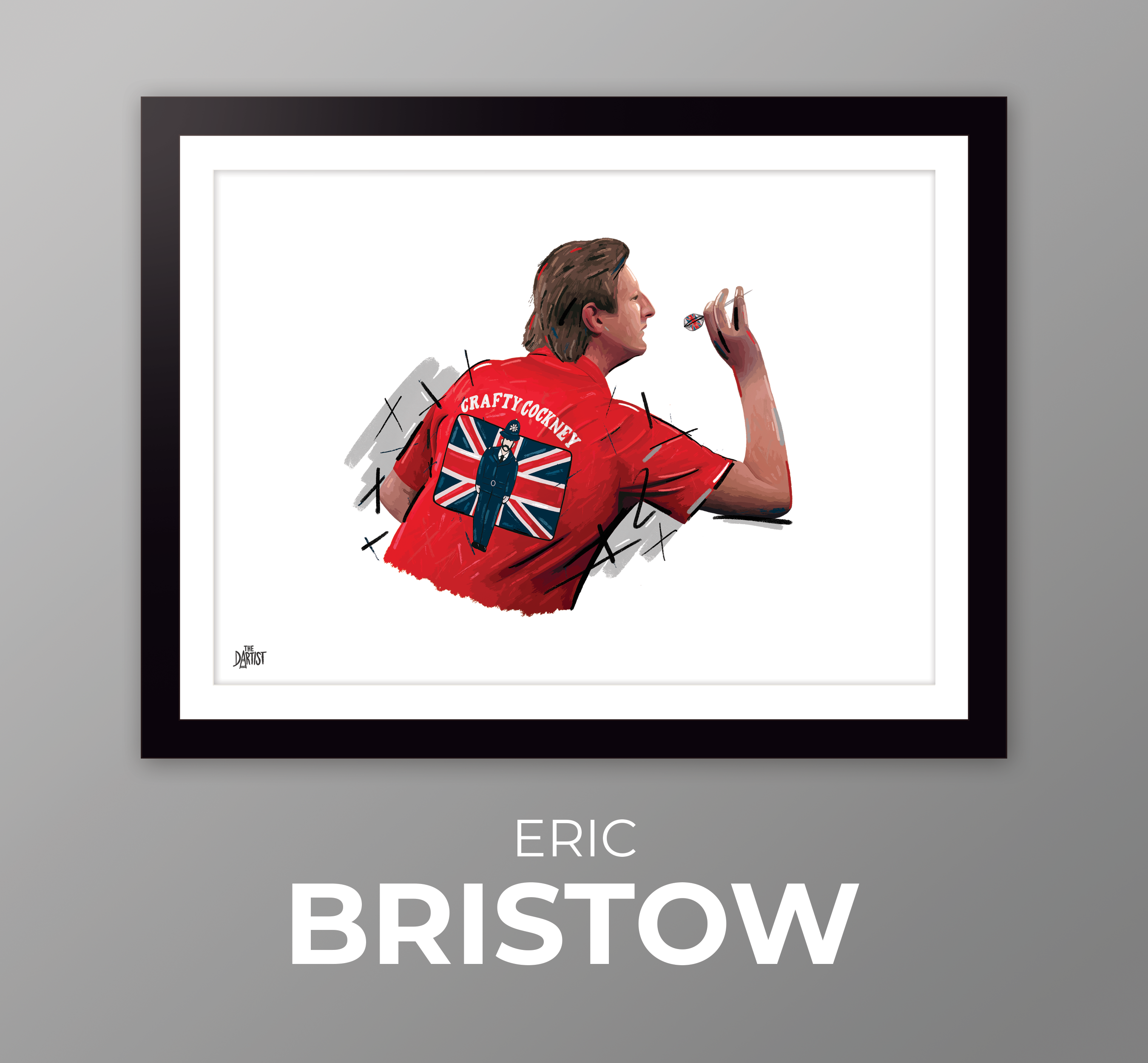 Eric Bristow Artwork - The Dartist