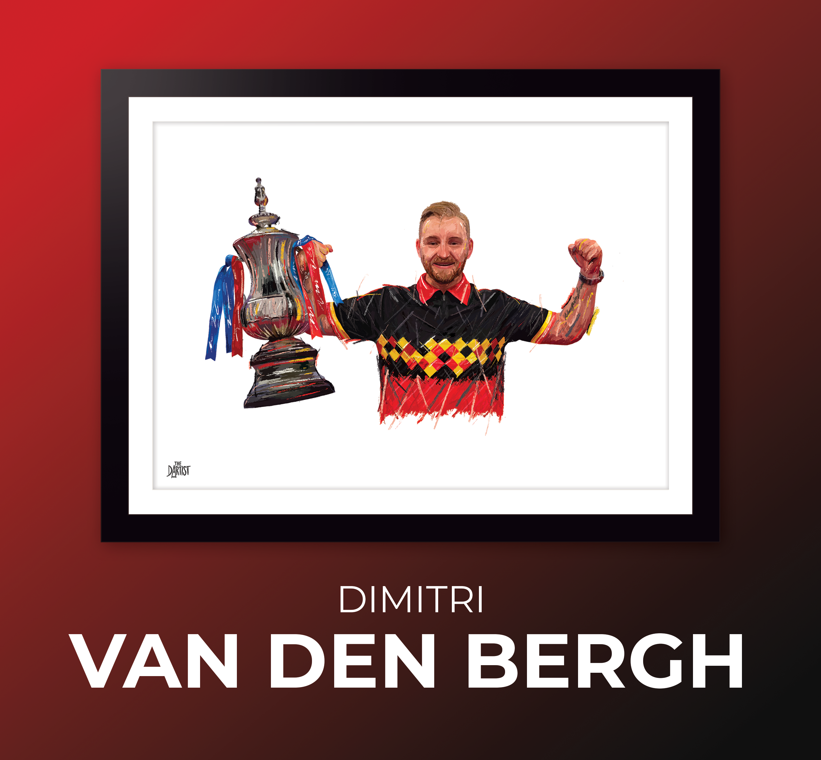 Dimitri Van Den Bergh Artwork - The Dartist