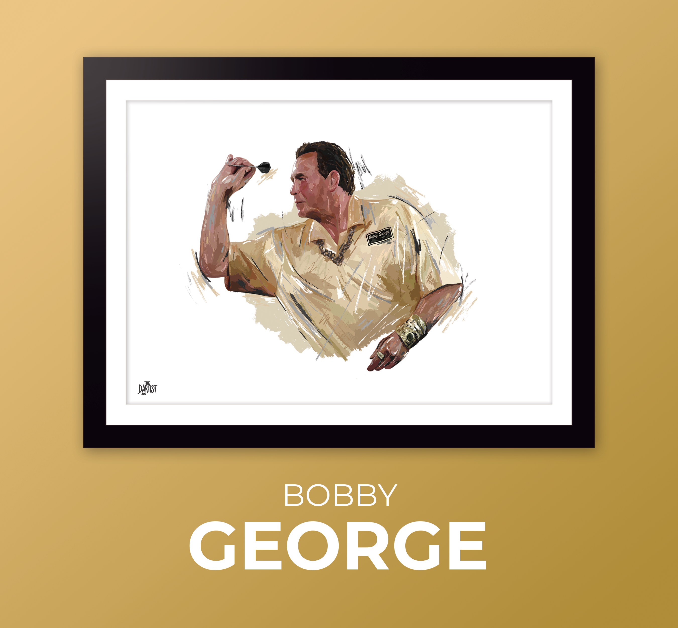 Bobby George Artwork - The Dartist
