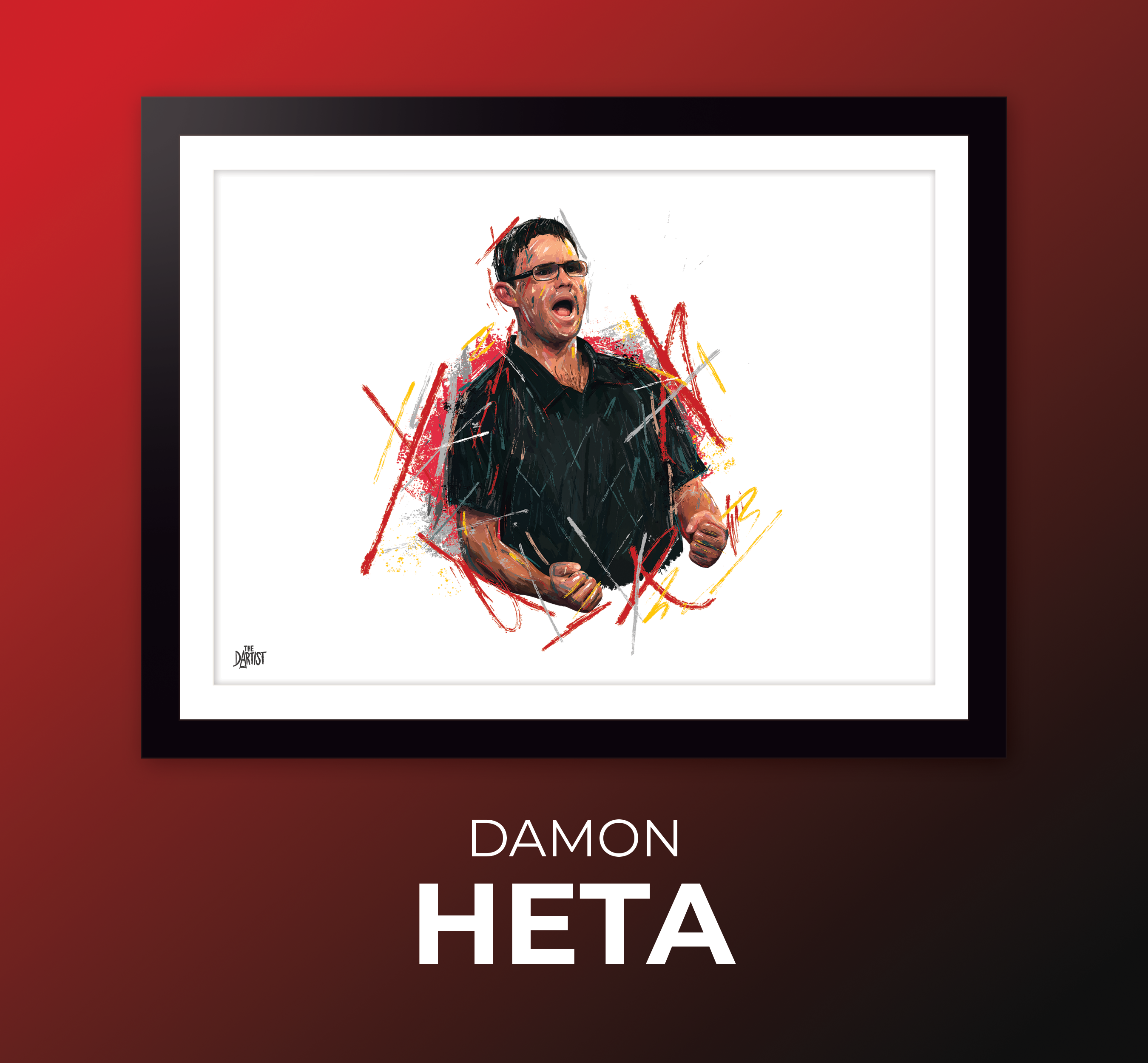 Damon Heta Artwork - The Dartist