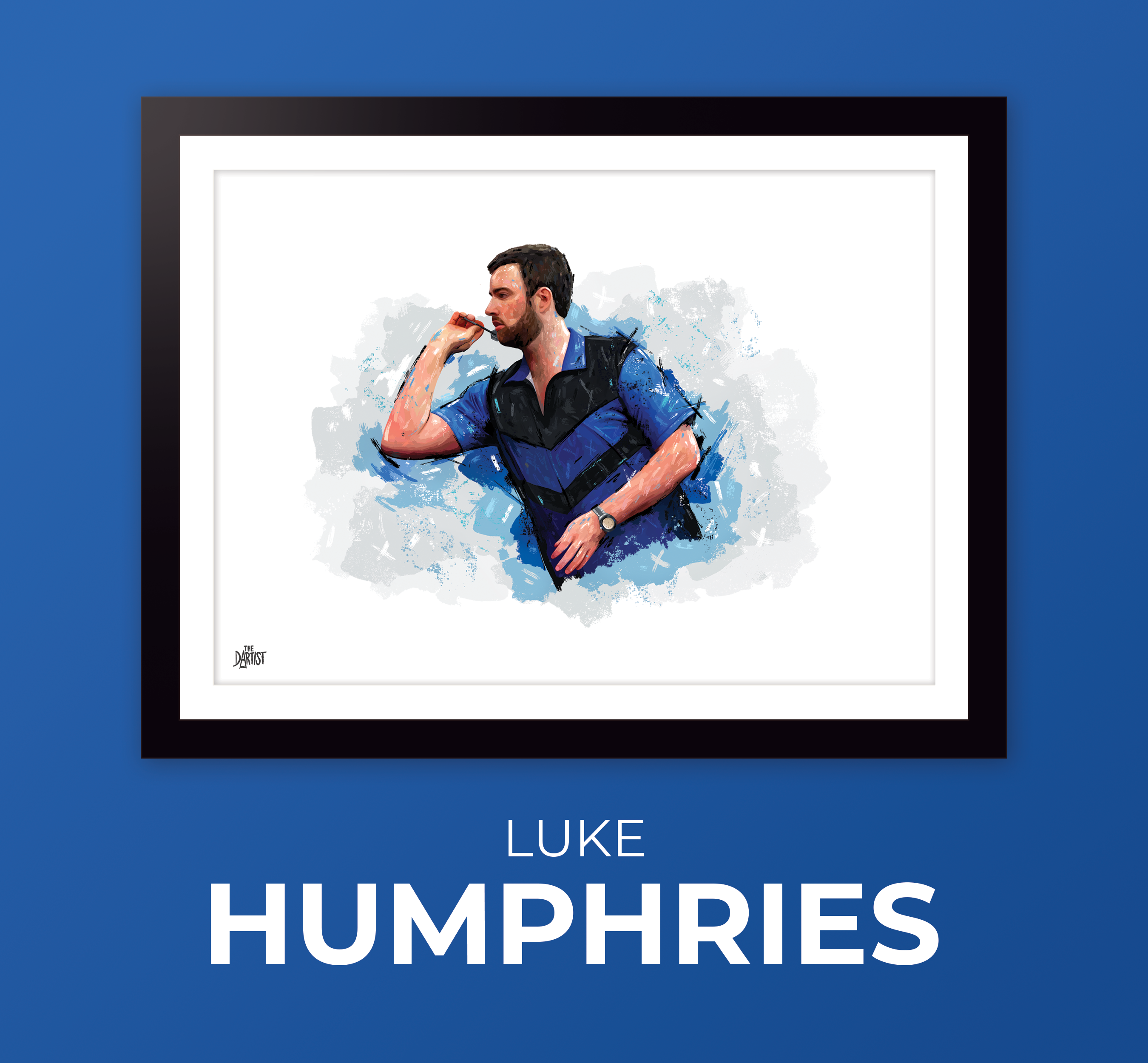 Luke Humphries Artwork - The Dartist