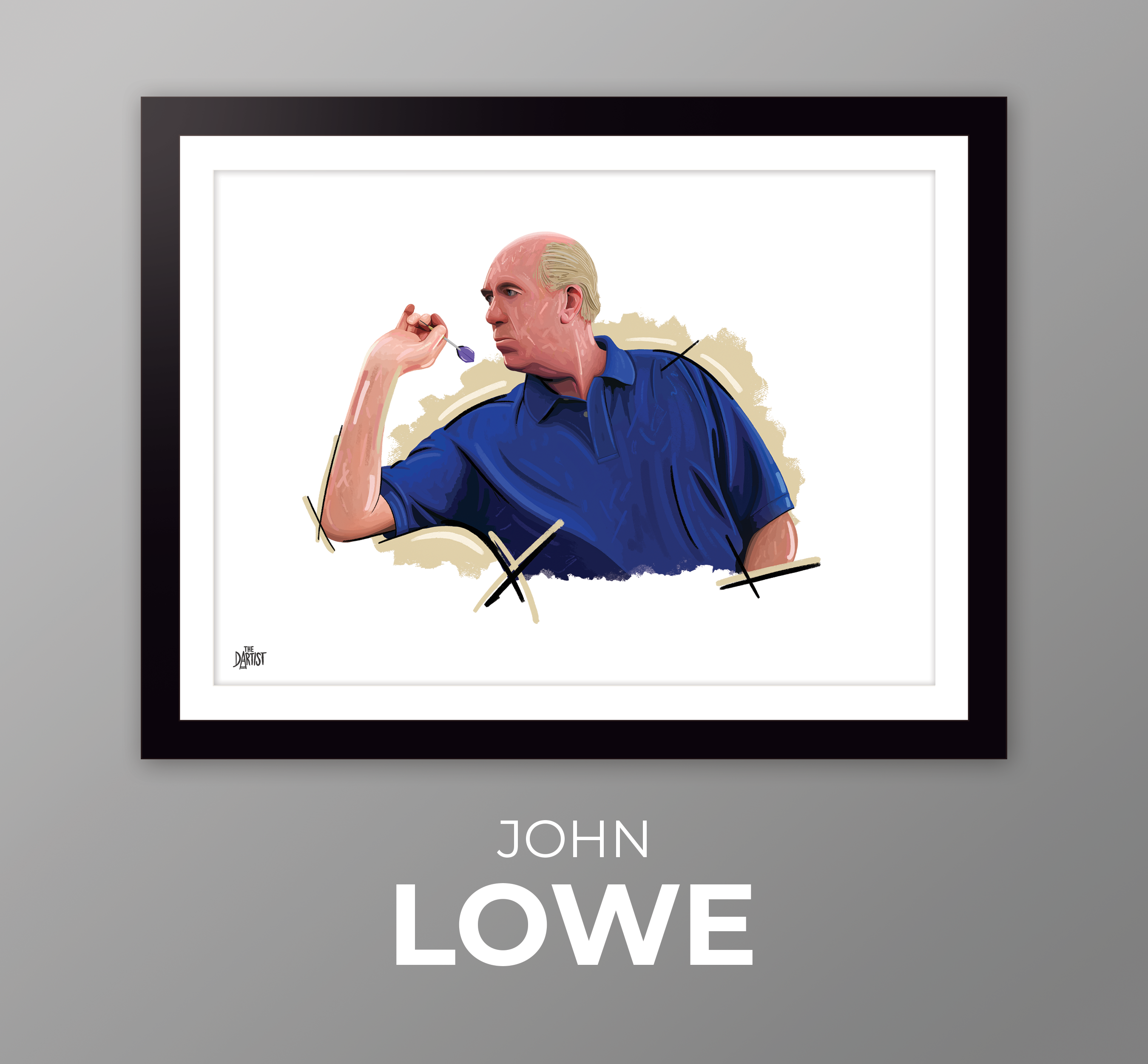 John Lowe MBE Artwork - The Dartist