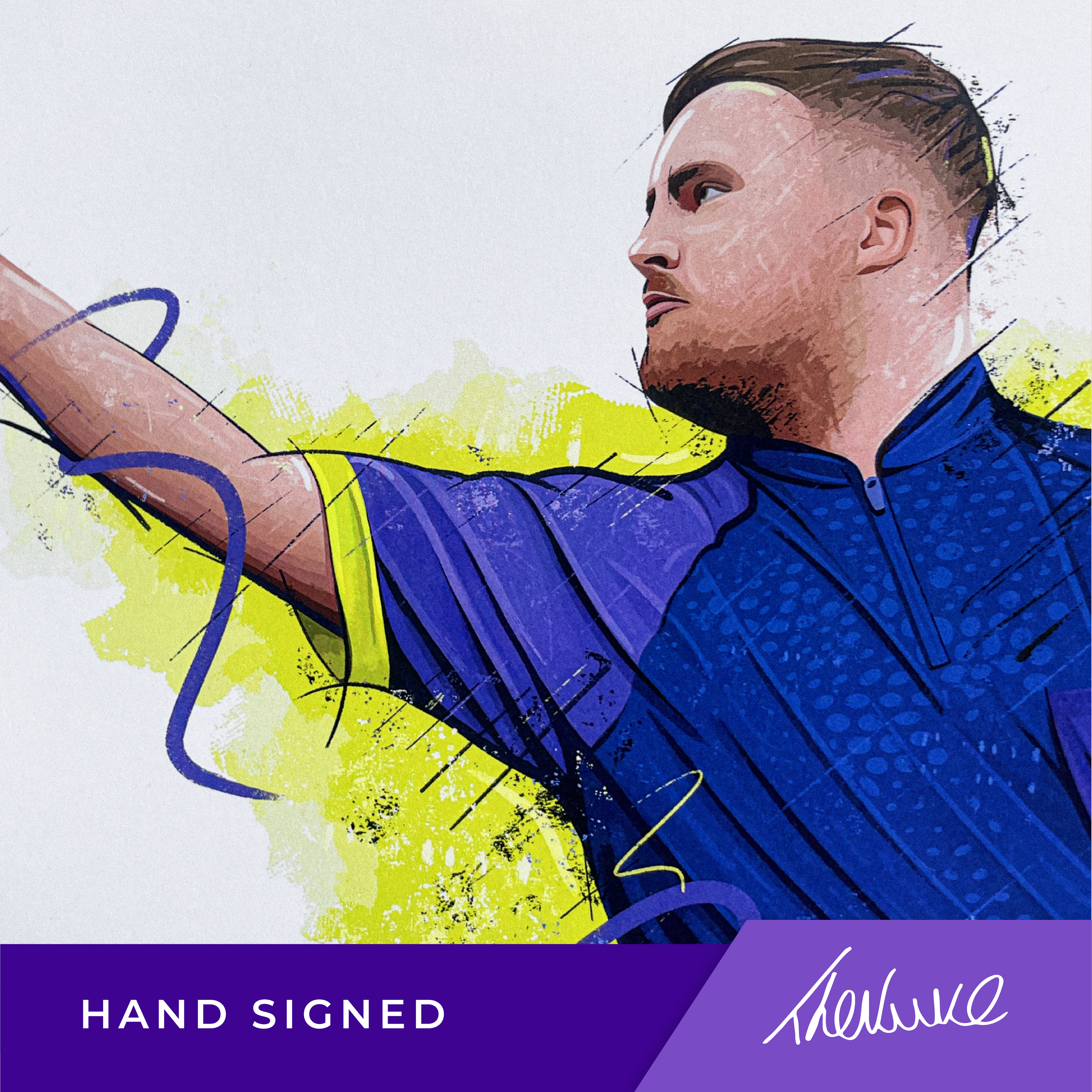 Luke Littler Special Edition Signed Art Print - The Dartist