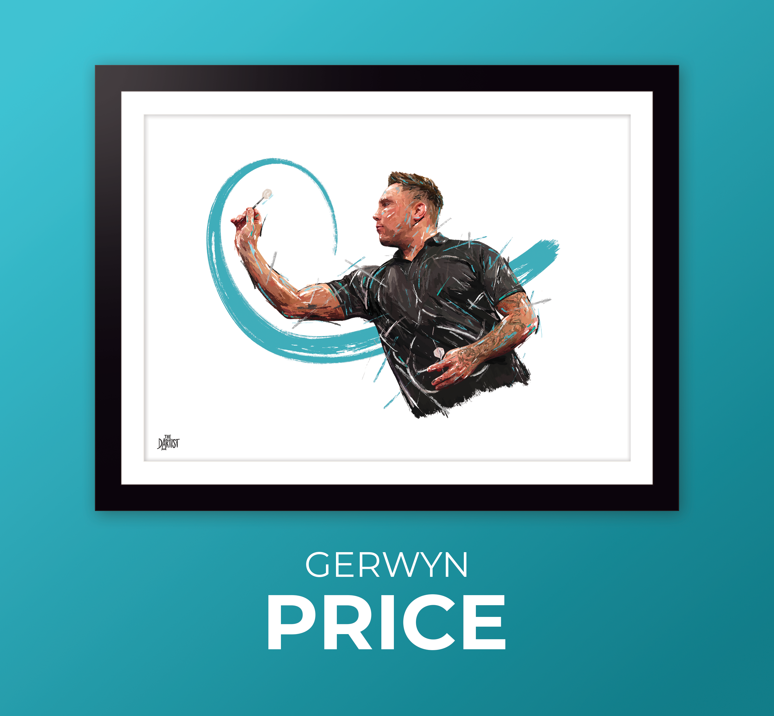 Gerwyn Price Artwork - The Dartist