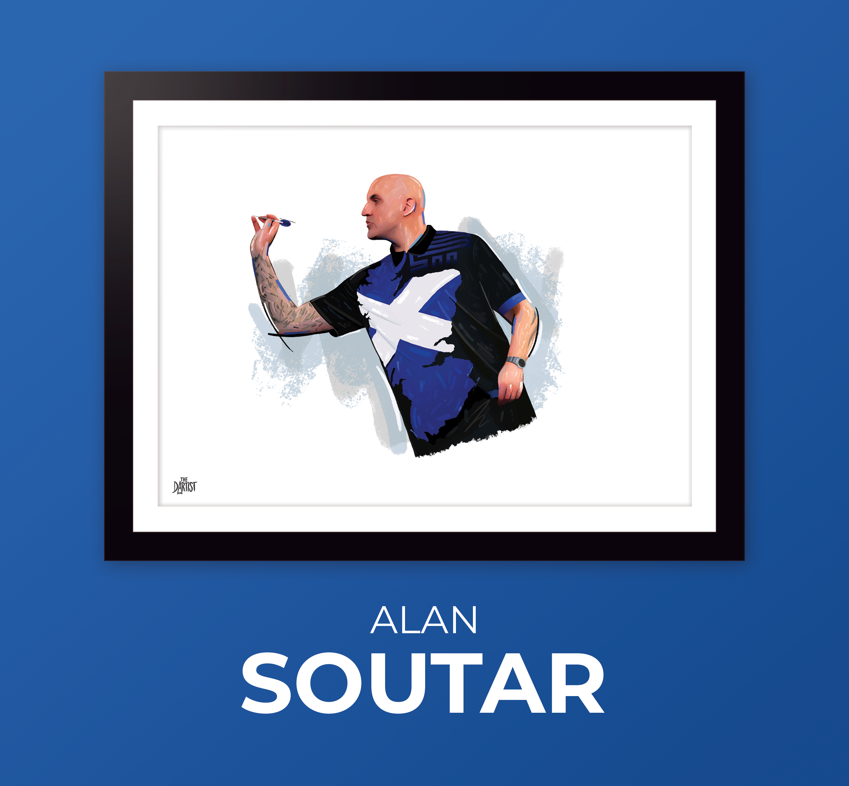 Alan Soutar Artwork - The Dartist