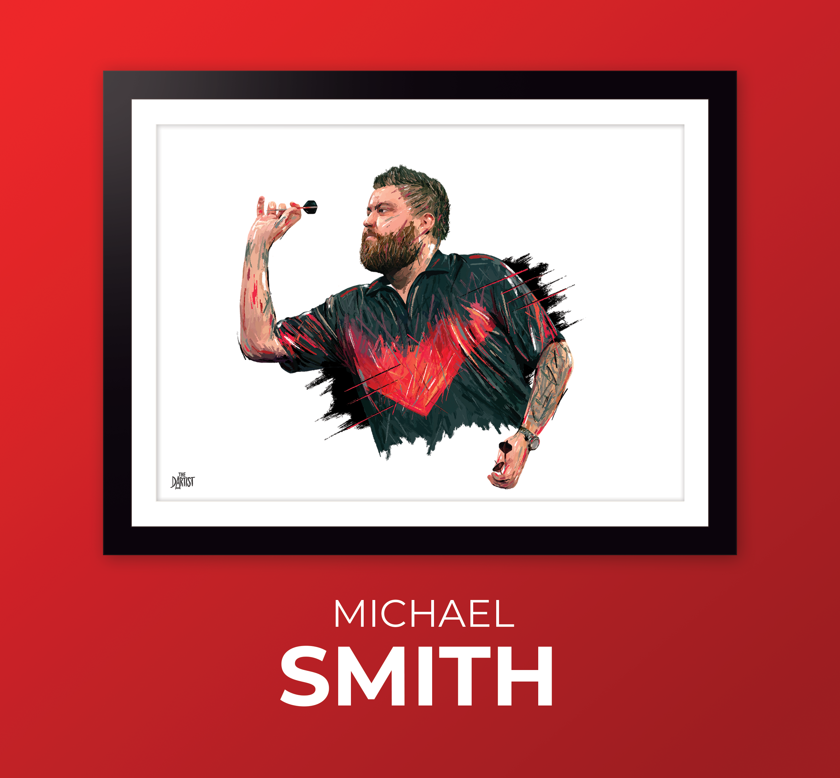 Michael Smith Artwork - The Dartist