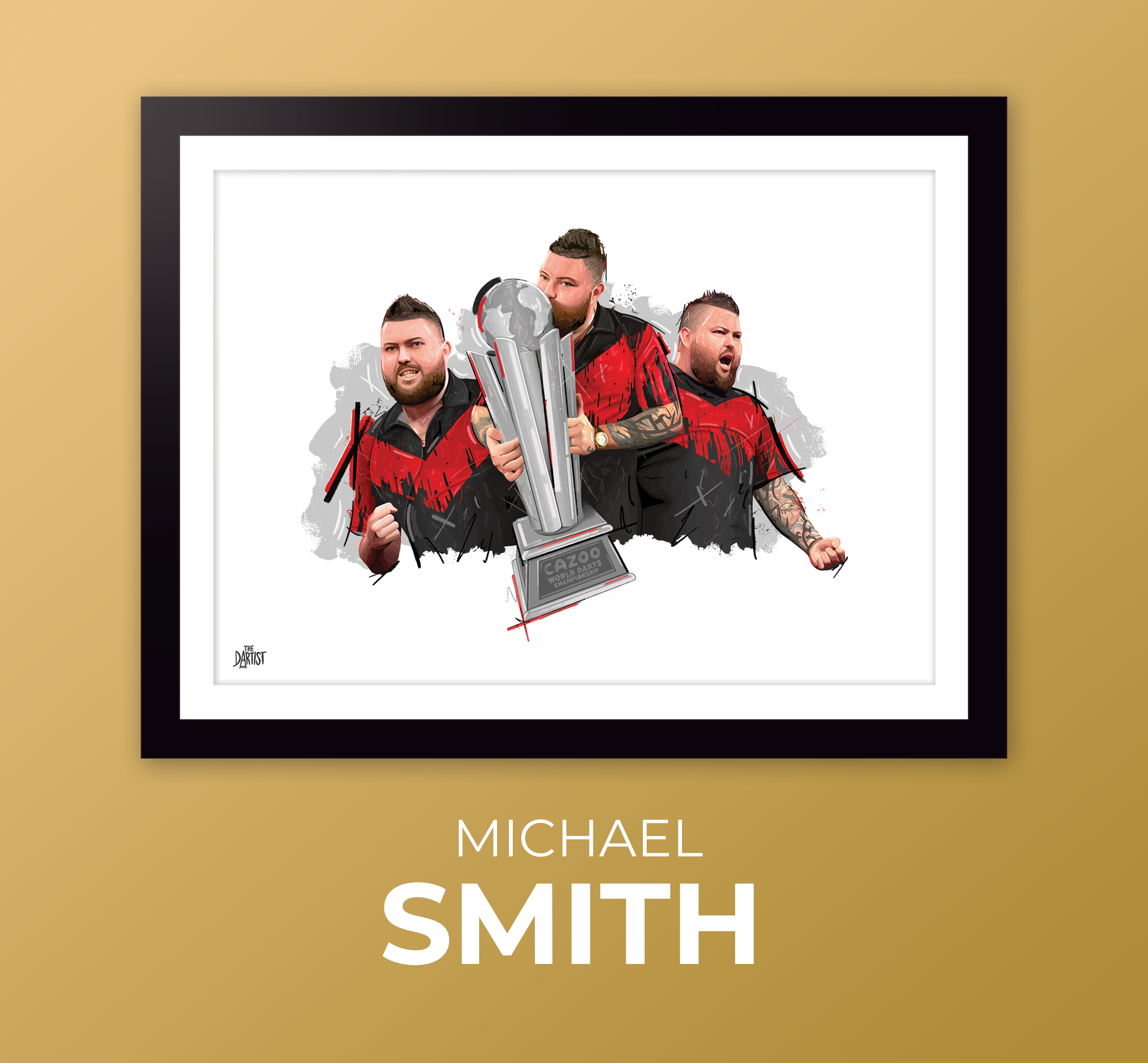 Champion - Michael Smith Artwork - The Dartist