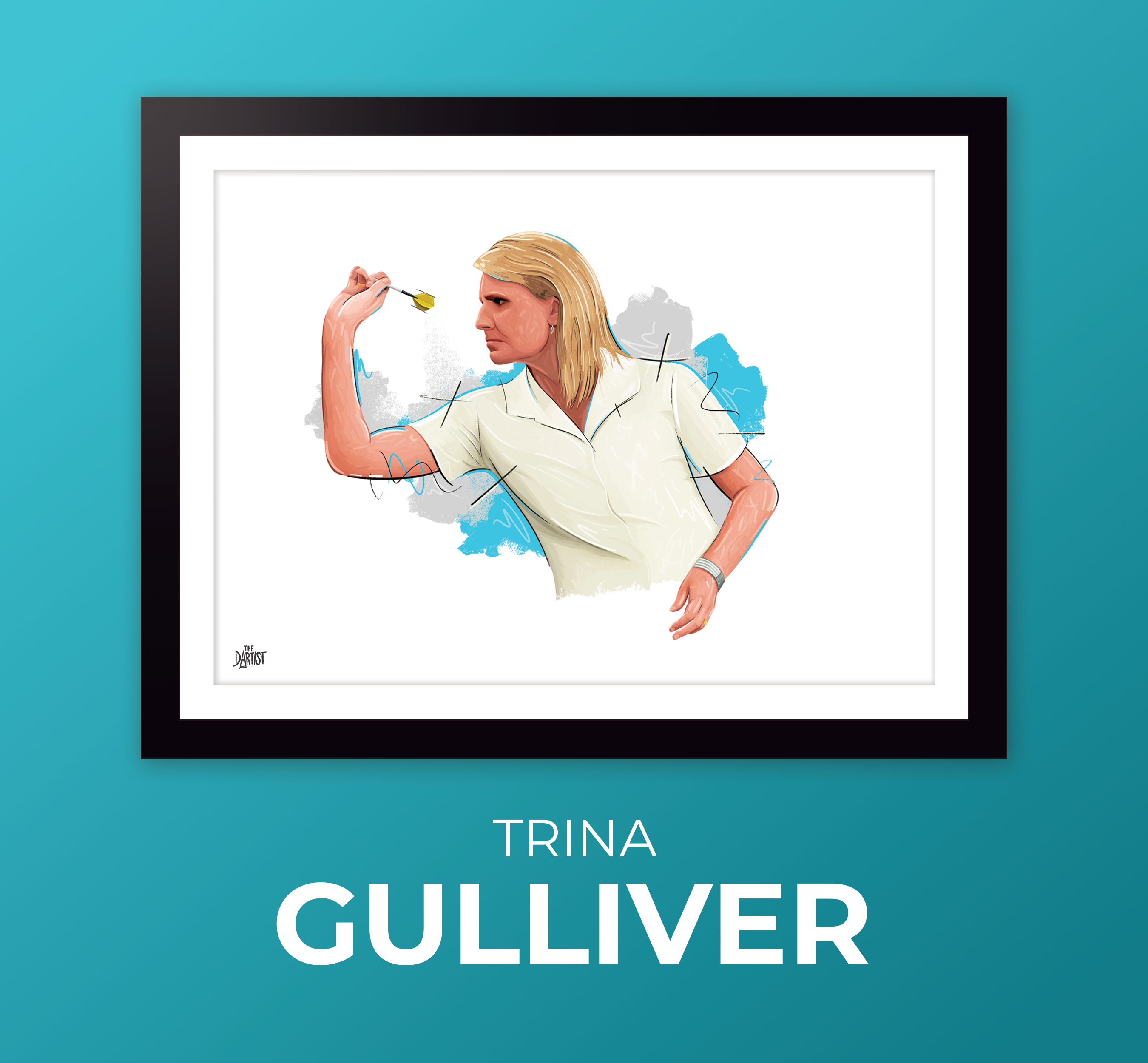Trina Gulliver MBE Artwork - The Dartist