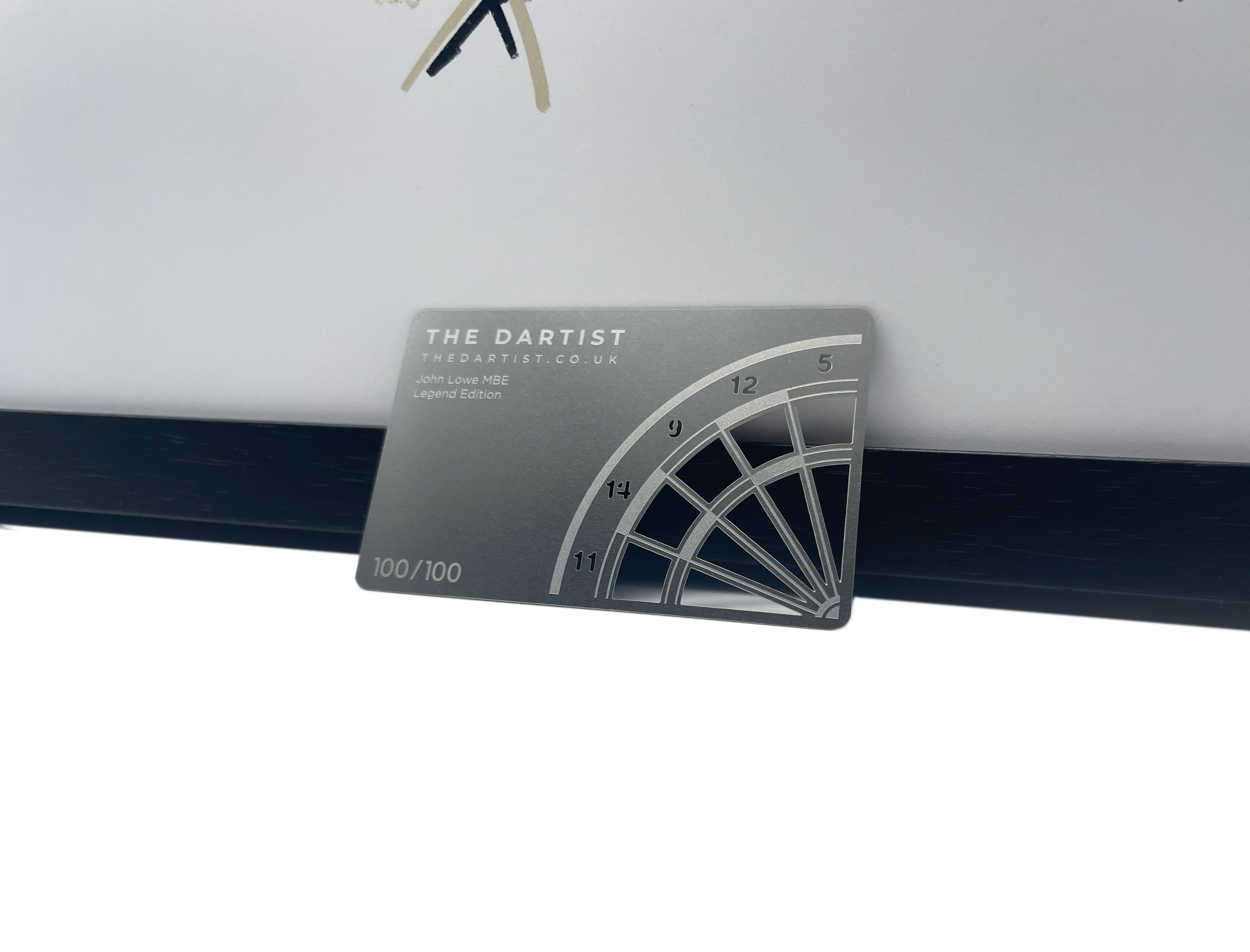 John Lowe MBE Legend Edition Signed Art Print - The Dartist