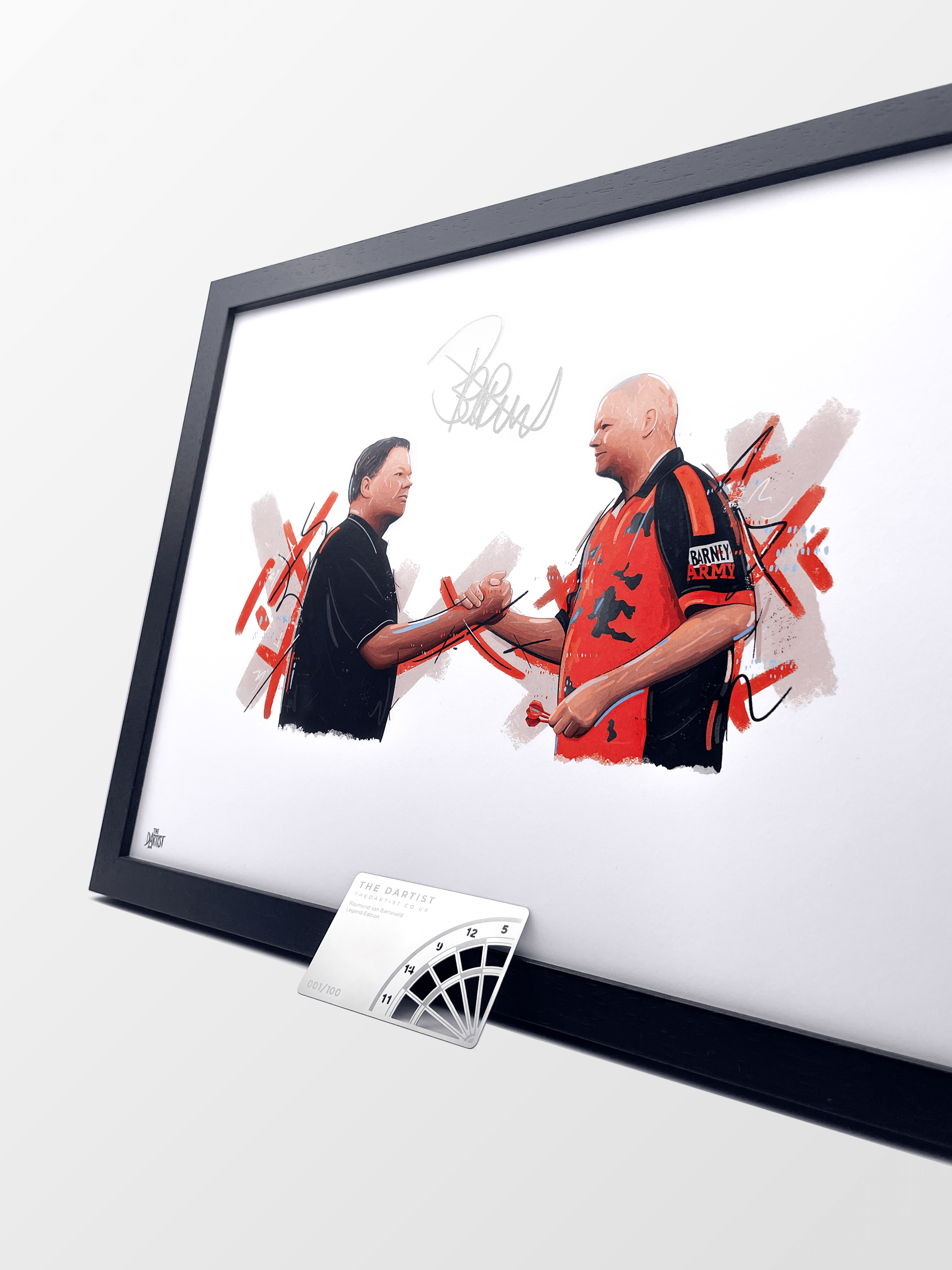 Raymond Van Barneveld Legend Edition Signed Art Print - The Dartist