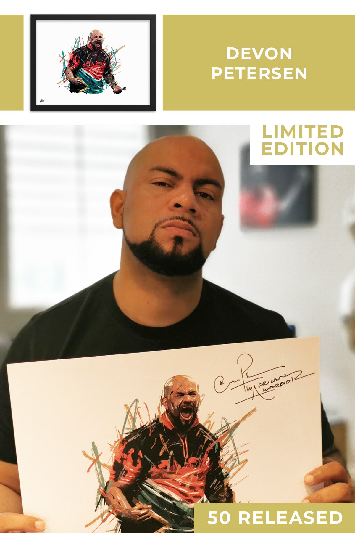 Devon Petersen Limited Edition Signed Art Print - The Dartist