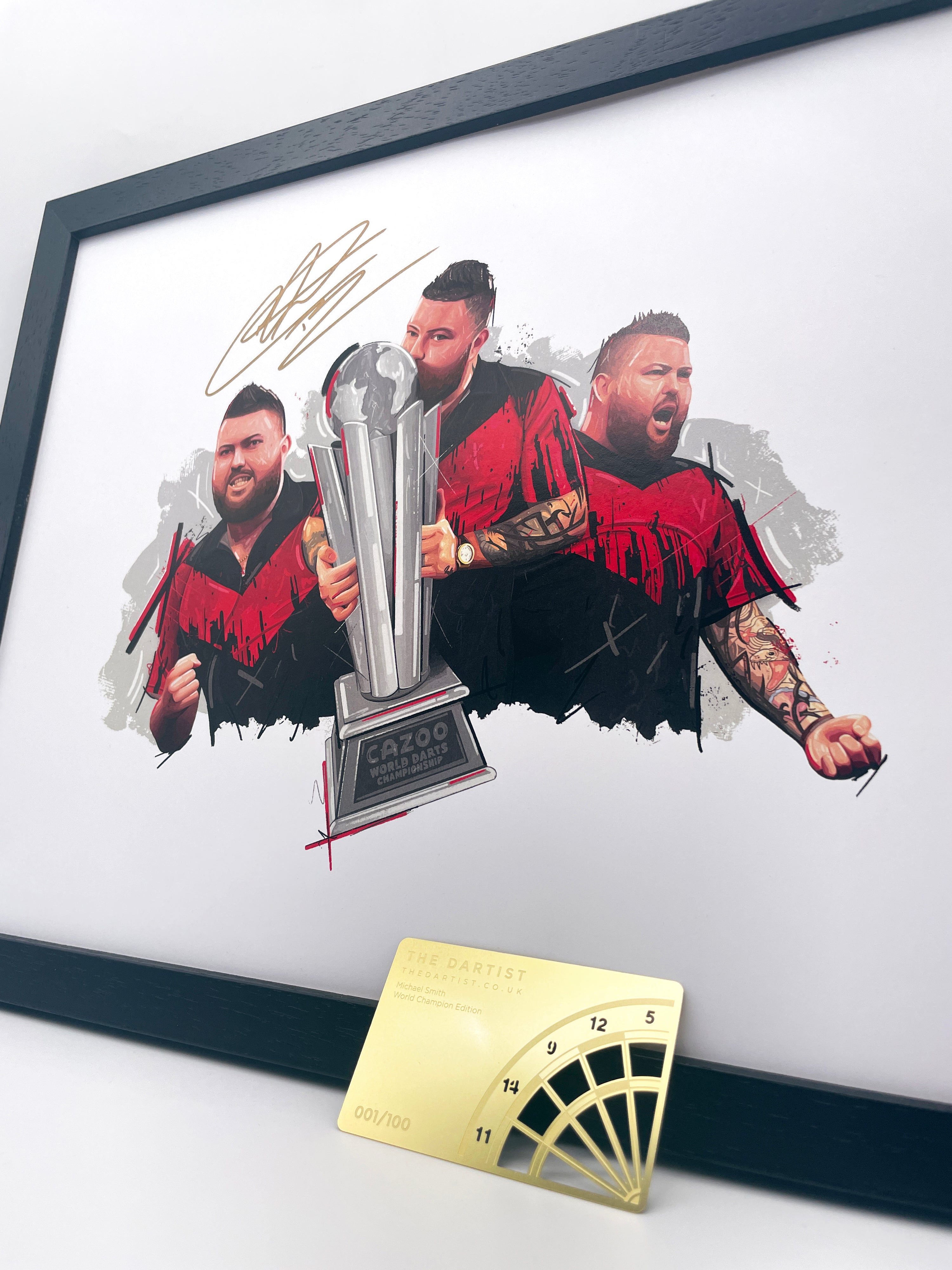 Special Edition Hand Signed Michael Smith Print - The Dartist